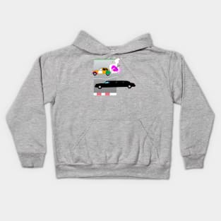 two cars Kids Hoodie